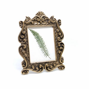 Vintage Brass Photo Frame, brass picture frame