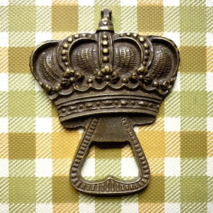Vintage bottle opener, Brass crown Bottle Opener, Beer Bottle Opener