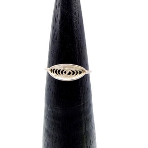 Vintage filigrane Sterling Silber Ring, Vintage Sterling Silber Ring