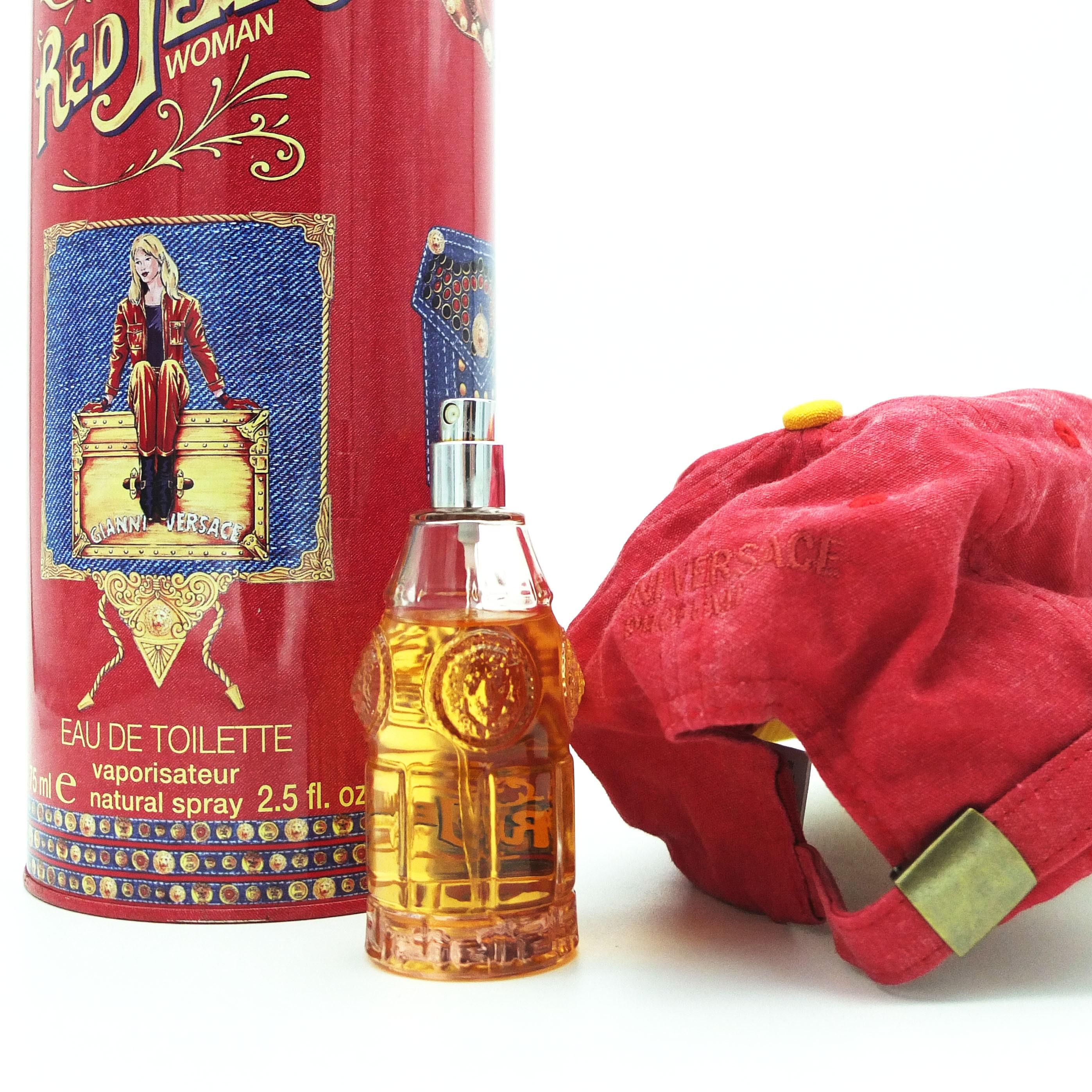 今 話題 の 人気 商品 Vintage Etsy - Coffret VERSACE Coffret, Jeans Red VERSACE 香水(ユニセックス)