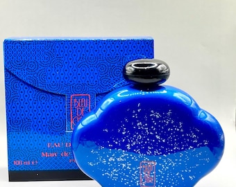 Profumo vintage Marc de la Morandière BLEU DE CHINE Eau de toilette, 1987, 100 ml - sacchetto di seta incluso