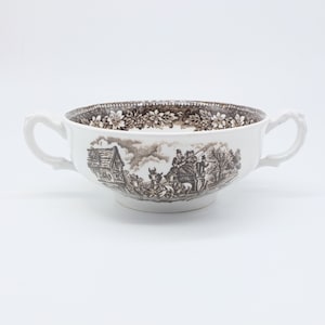 Vintage Soup Bowl, English Porcelain, vintage English soup  bowl