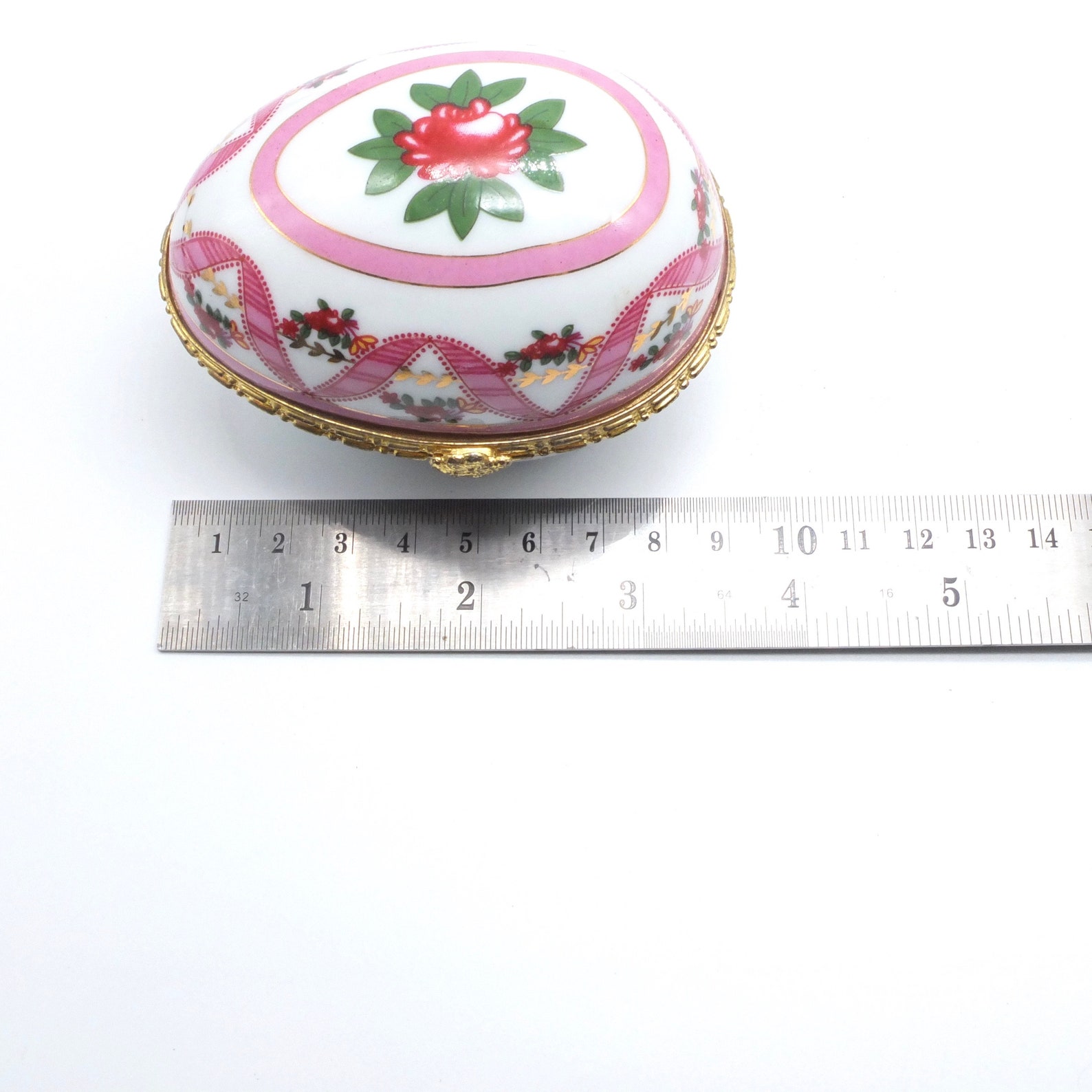 Vintage Egg Box Trinket Box Porcelain Egg Egg Box Etsy