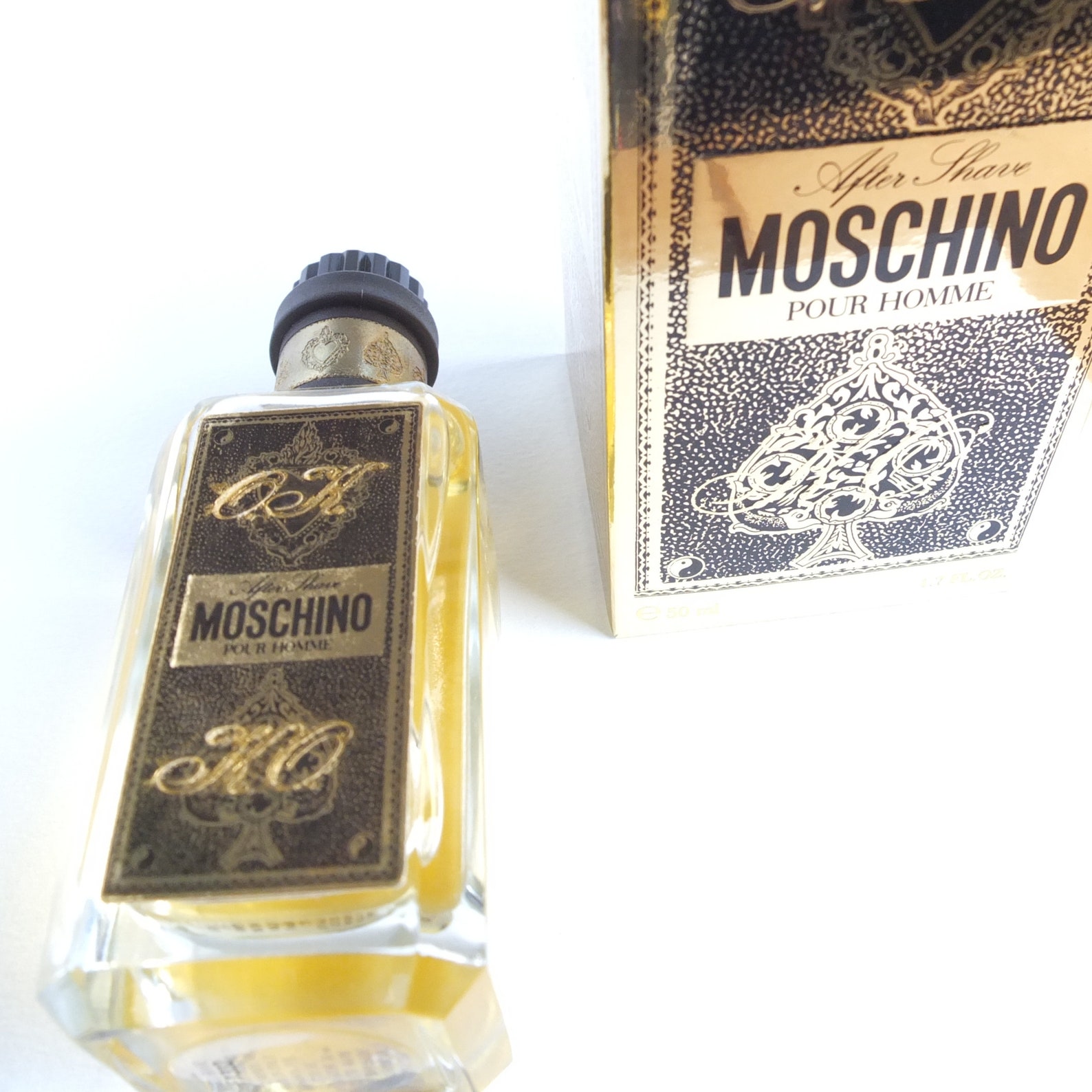 Vintage Moschino For Men After Shave | Etsy