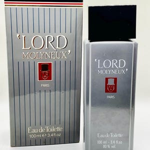 Vintage Lord Molyneux eau de toilette 100 ml, 3.4 FL. OZ, Les Parfums Molyneux