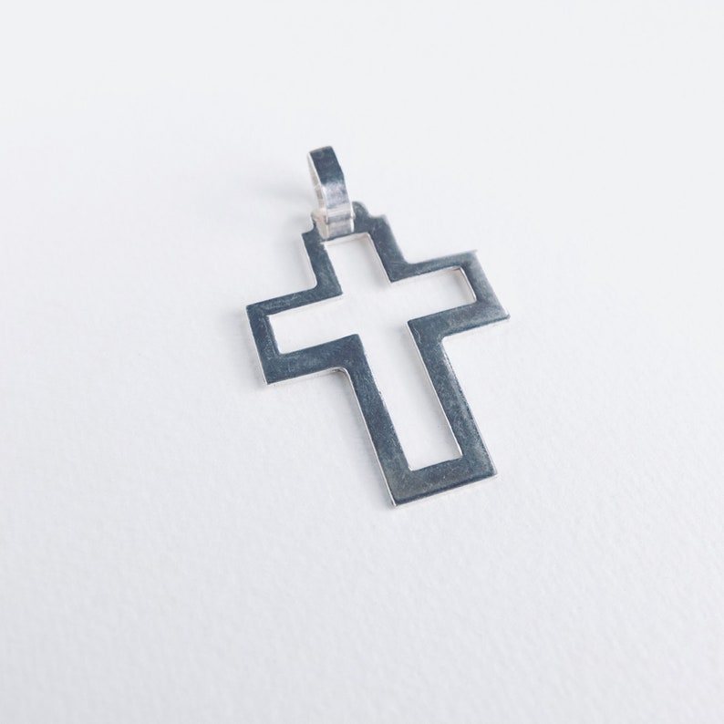 Big 925 Sterling Silver Crucifix Pendant