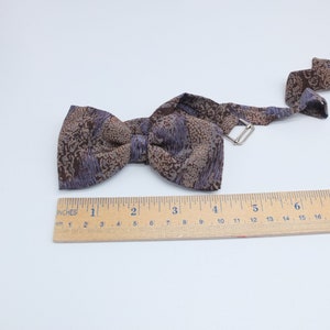 Vintage Silk Bow Tie, silk Bow image 6