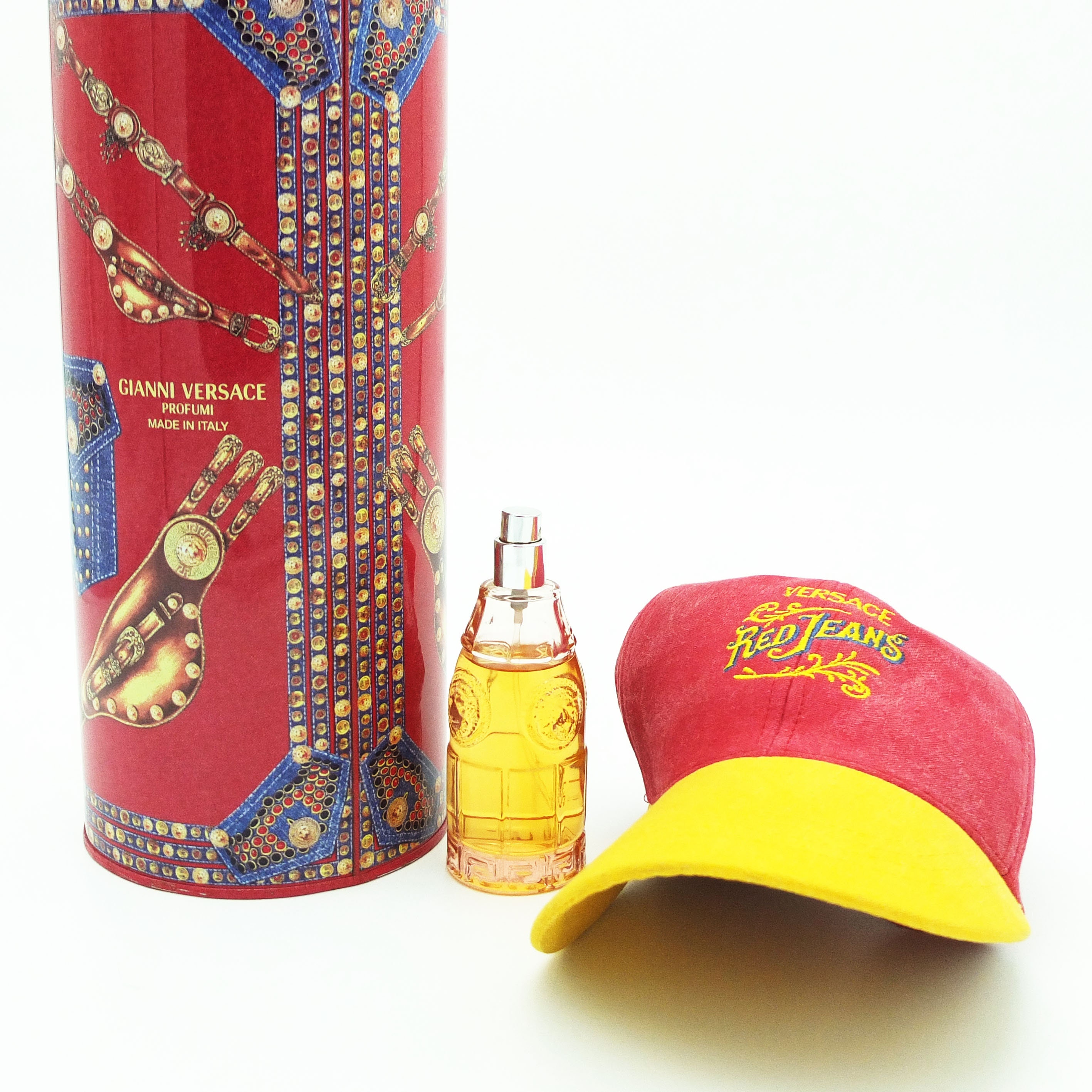 Buy Vintage VERSACE Red Jeans Coffret, VERSACE Coffret