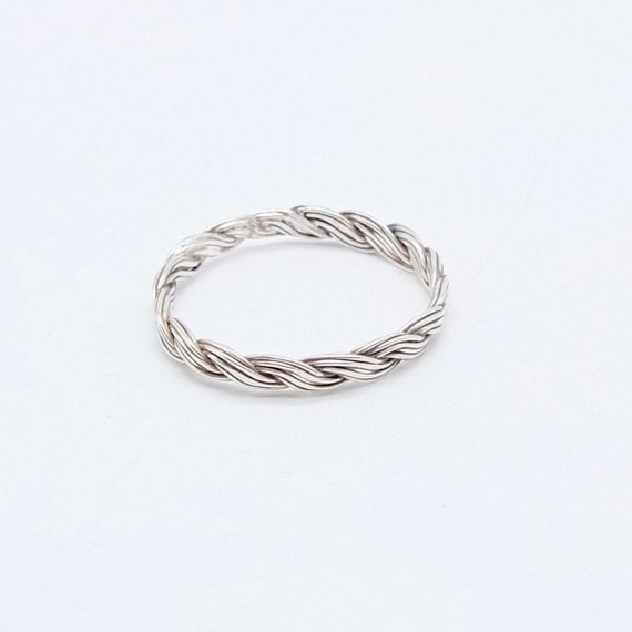 Vintage Sterling Silver Ring Knot, vintage sterli… - image 1