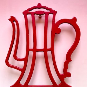 Vintage coffee pot  Trivet, Metal Trivet, Teapot Lovers, coffee lovers