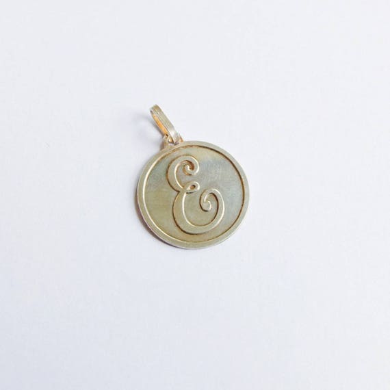 Initial pendant, Sterling Silver Pendant Letter  … - image 2