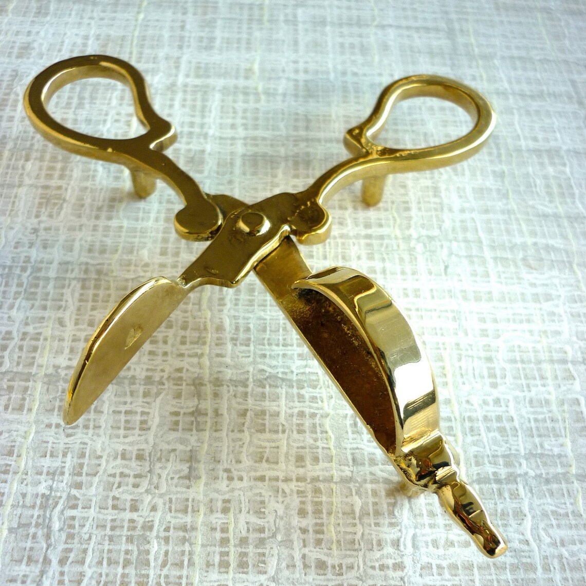 Vintage Scissors Brass Candle Snuffer Metal Candle Snuffer Etsy