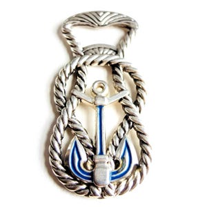 Vintage Brass Bottle Opener. Nautical Gift