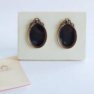 Vintage Oval Photo Frame English Style /// Double Photo Frame