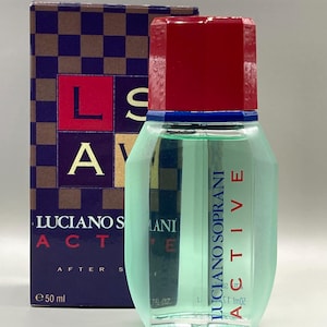 Vintage Luciano Soprani Active Aftershave for men, 50 ml, 1.7 fl.oz