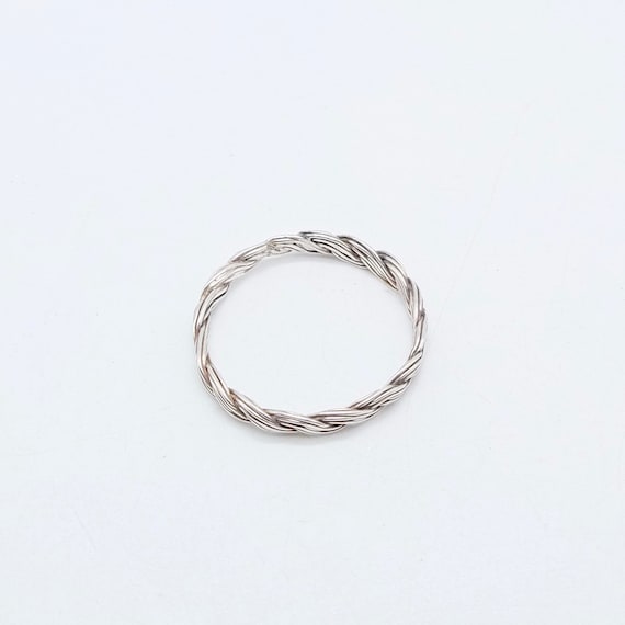 Vintage Sterling Silver Ring Knot, vintage sterli… - image 2