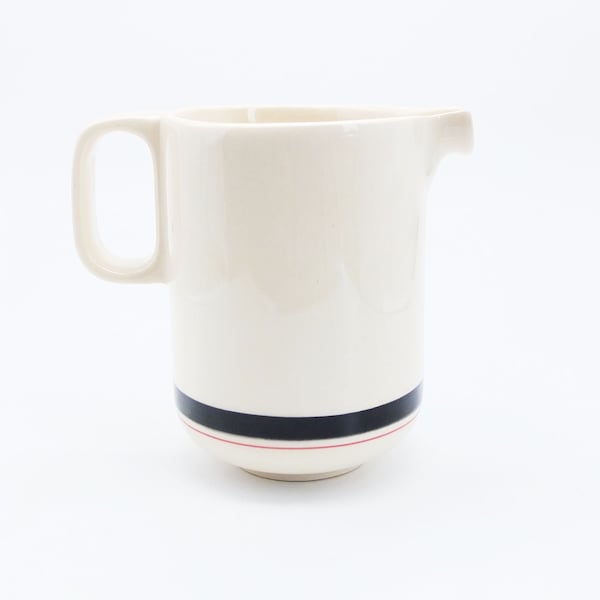 Vintage retro milk jug pitcher, Small Porcelain Pitcher, Porcelain Jug, Flower Vase, Portuguese vintage