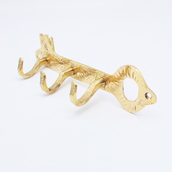 Brass Coat Rack Etsy