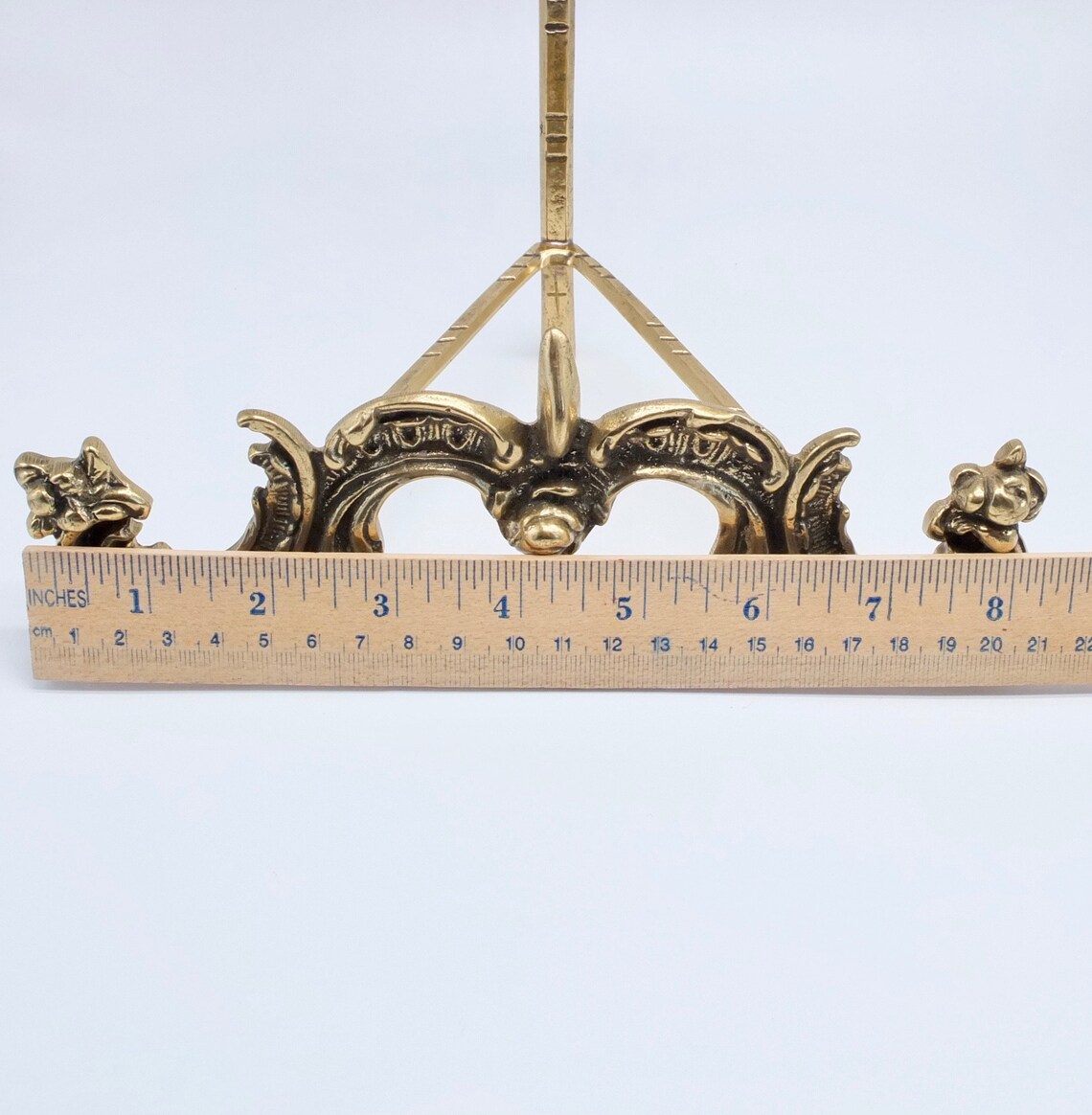 Vintage Brass Plate Holder Brass Plate Mount Display //// Etsy