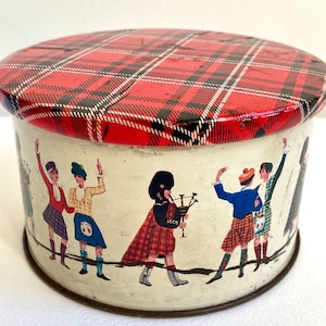 Vintage English Tin Box, London city Tin Box