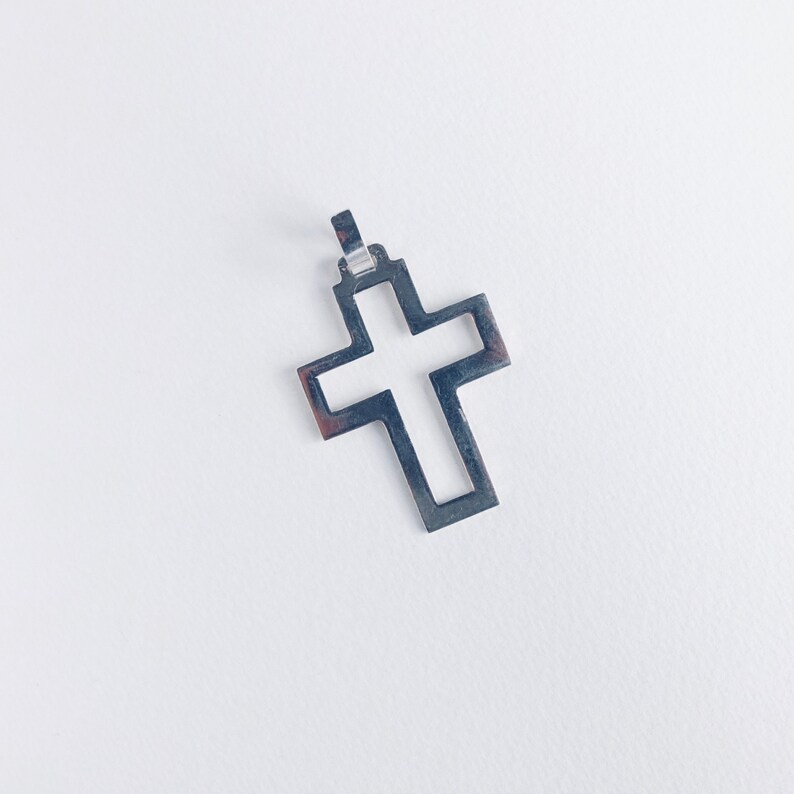 Big 925 Sterling Silver Crucifix Pendant