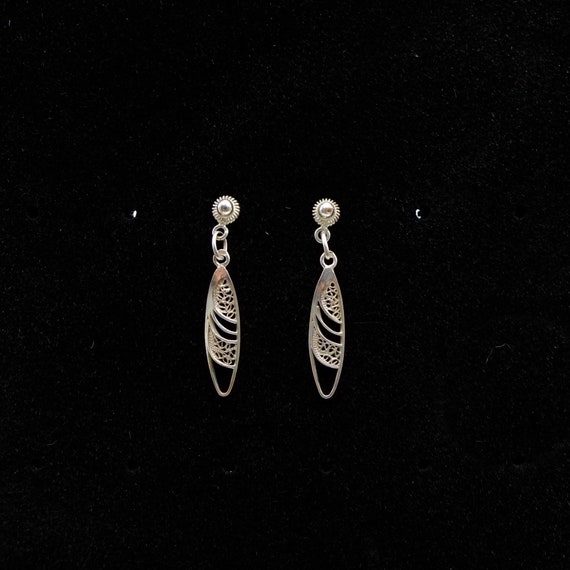 Boucles D'oreilles Filigrane Argent Colombie 10,70g - Argent Sterling 925 - Neuf Sans Emballage
