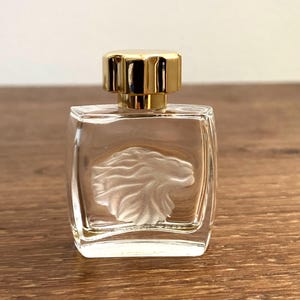 Vintage Glass Bottle of perfume miniature Lalique