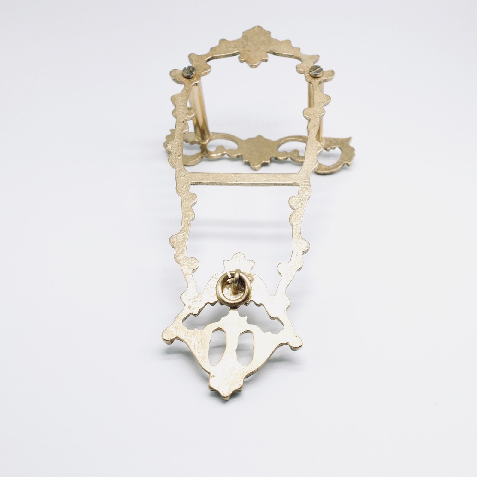 Vintage Brass Plate holder Wall Plate Stand wall stand Etsy