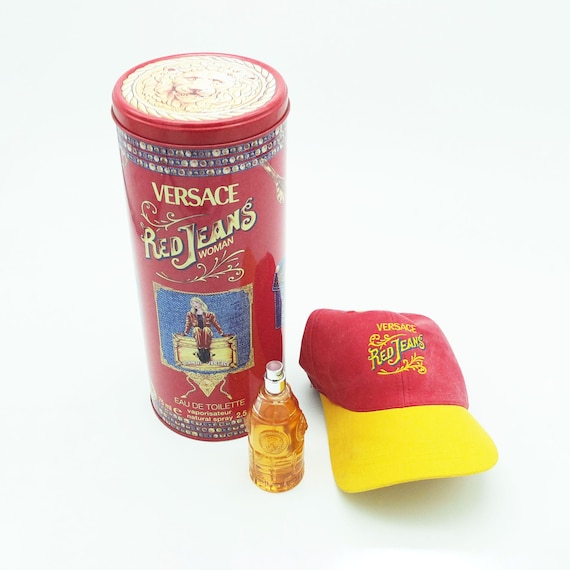 【ご予約品】 VERSACE Coffret, Jeans Red VERSACE Vintage Coffret Etsy - 香水(ユニセックス)