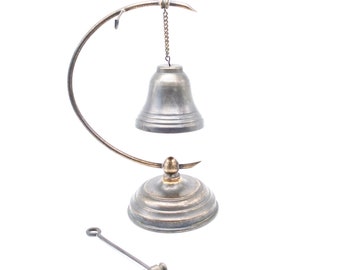 Vintage Brass Gong bell, Dinner Table Bell