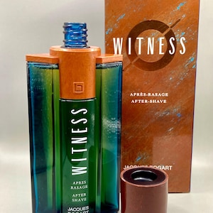 Vintage WITNESS, after shave Jacques Bogart, Paris, 100 ml