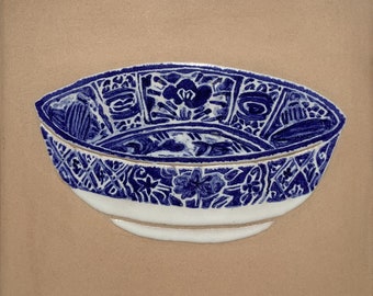 Blue and white Bowl