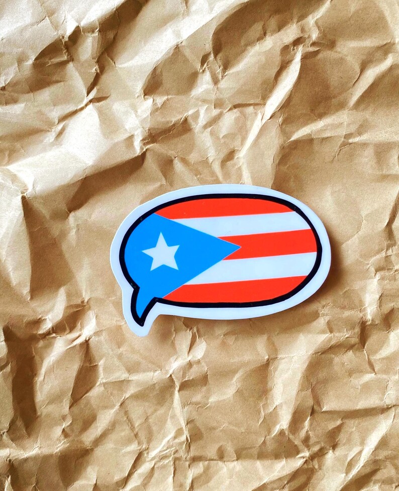 Puerto Rico Flag Sticker | Bandera, Boricua Pride, Laptop, Iphone ...