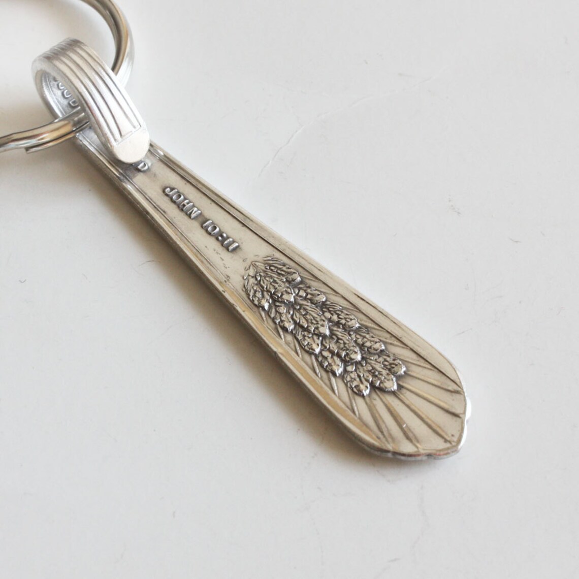 Silverware Keychain, Spoon Key Chain, Spoon Key Ring, Bible Verse ...
