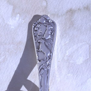 Bunny & Fish Spoon Keychain: Animal Lover Keyring