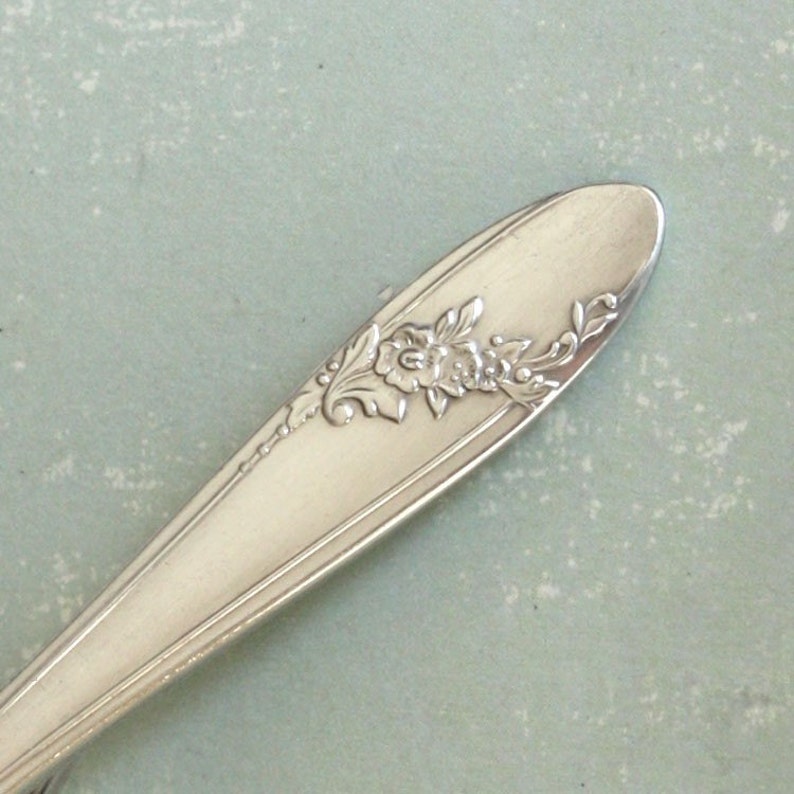 Silverware Key Chain Queen Bess Pattern Silver Plate by Ogdenarthaus image 1