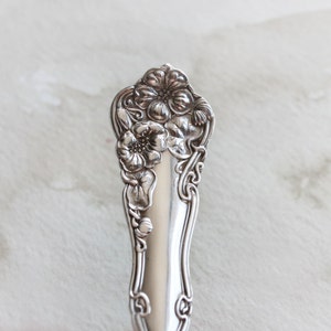 Silverware Handle Key Ring. Spoon Handle Key Ring. Silverware Key Chain. Spoon Key Chain. Berwick aka Diana Pattern Vintage Silverware image 1