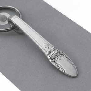 Vintage Hollow Handle Knife Bottle Opener, Silverware Bottle Opener, First Love Pattern image 5