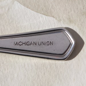 Michigan Union, University of Michigan, Michigan, Spoon Key Chain, Spoon Keychain, Spoon Key Ring, Spoon Keyring, Go Blue, image 4