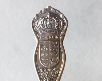 Spoon Key Ring Vintage Silver Plate Silverware Key Chain Canada Monogram
