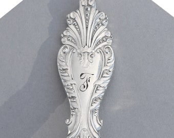 Spoon Key Chain Spoon Key Ring Vintage Silverware F Monogram Bridesmaid Gift Raphael Pattern