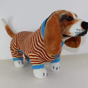 madmonkeyknits Dog Stripe Onesie knitting pattern pdf download Instant Digital File pdf knitting pattern image 2
