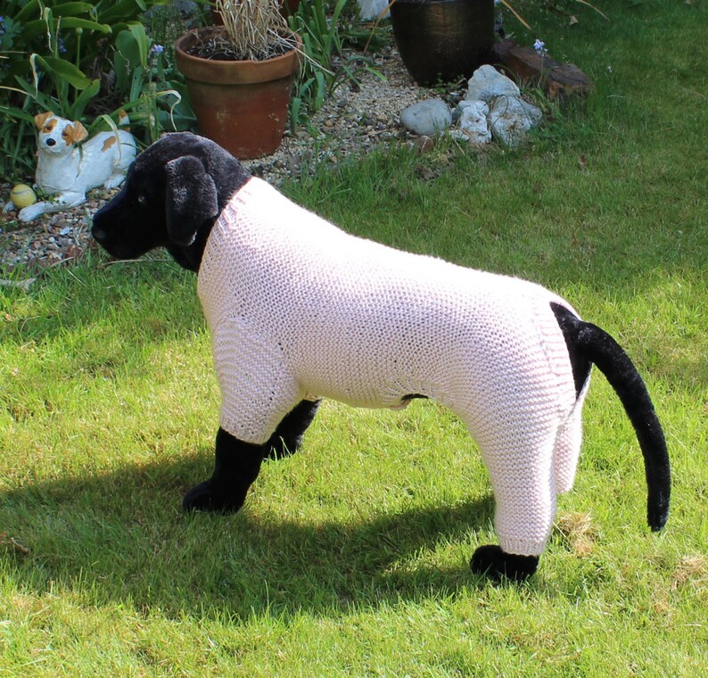 Madmonkeyknits Dog Chunky Garter Stitch Onesie Knitting Etsy UK