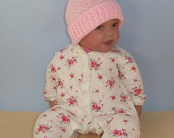 madmonkeyknits  Knitting Pattern - Baby Topknot Pixie Hat - Instant Digital File pdf download knitting pattern
