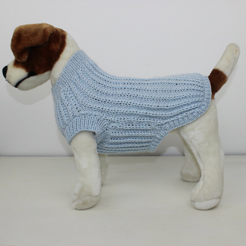 Madmonkeyknits Simple Fishermans Rib Dog Coat knitting pattern pdf download Instant Digital File pdf knitting pattern image 2