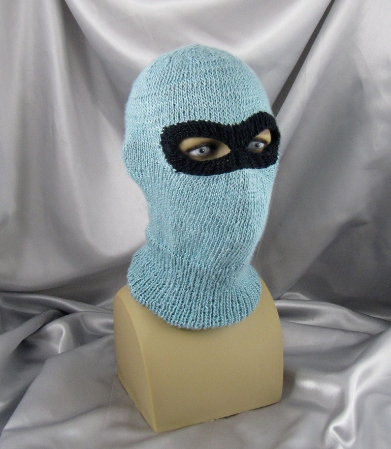 Knitting pattern digital pdf download Ski Mask Balaclava Etsy
