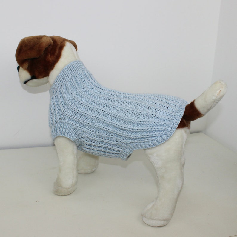 Madmonkeyknits Simple Fishermans Rib Dog Coat knitting pattern pdf download Instant Digital File pdf knitting pattern image 3