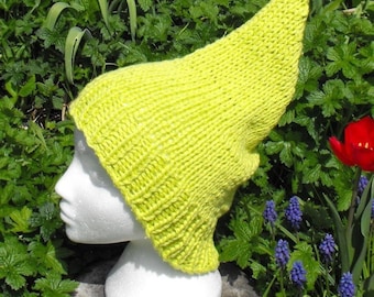 Instant Digital File pdf download Superfast Garden Gnome Slouch pdf knitting pattern