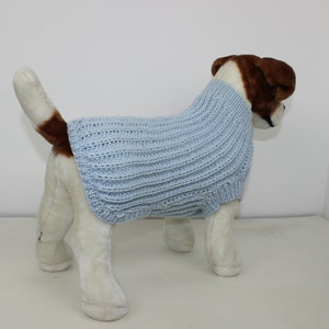 Madmonkeyknits Simple Fishermans Rib Dog Coat knitting pattern pdf download Instant Digital File pdf knitting pattern image 1