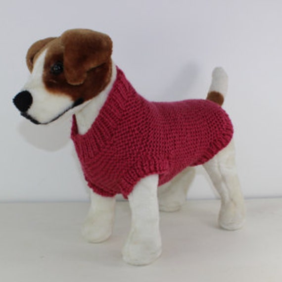 Chunky Garter Stitch Dog Coat Knitting Pattern by Madmonkeyknits Instant Digital Pdf Download Knitting Pattern Etsy Canada